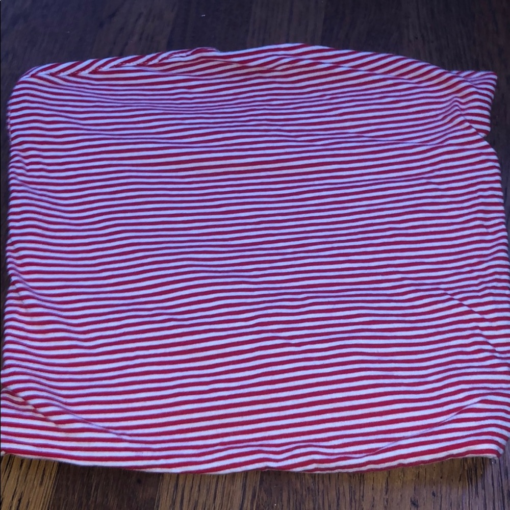 brandy melville stripped tube top